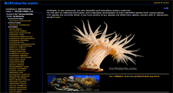 Desktop Screenshot of actiniaria.com